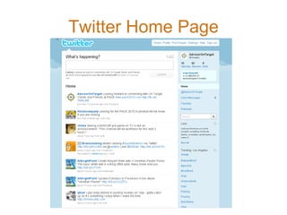 Twitter Home Page 