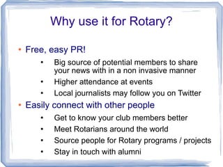 Social Media for Australian Rotarians