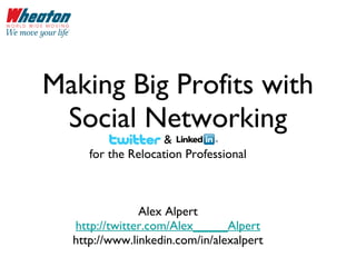 Making Big Profits with Social Networking ,[object Object],[object Object],[object Object],[object Object],[object Object]