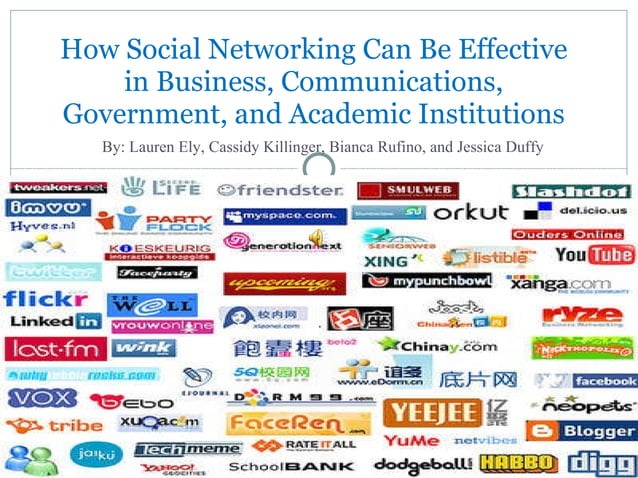 Social Networking Project[1] | PPT | Social Networking | Internet