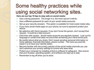 Social networking sites | PPTX