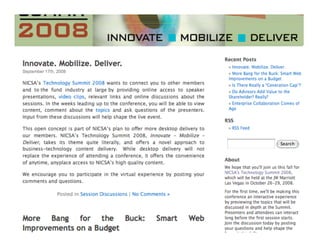 USE A BLOG TO GENERATE BUZZ
 