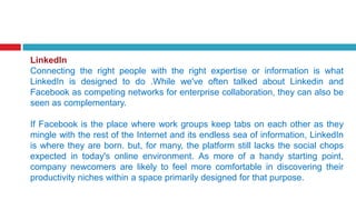  How can Social Media increase Sales & Revenue ?Social Media: On the verge of EnterpriseNow, Everything is moving Faster. Therefore there should be need of Quick business decisions, Better & Effective communication, Improved knowledge, Sharing of experience, Open & Immediate solutions.Enterprises becoming more agile in order to compete. Day to day business decisions & information processing should be self-organized by individual teams  and it need to be empowered to execute.It is comfortable to see Social media as –effective communication channel- a place where people/team/organization have to engage on individual’s terms, listen & interact. Openness & direct communication in enterprise enables people to apply common sense to establish agile & self-organization.