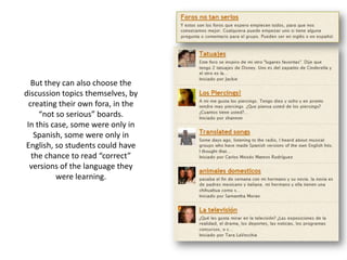 Social networking with NINGS for language and culture