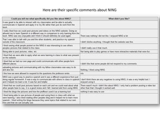 Social networking with NINGS for language and culture