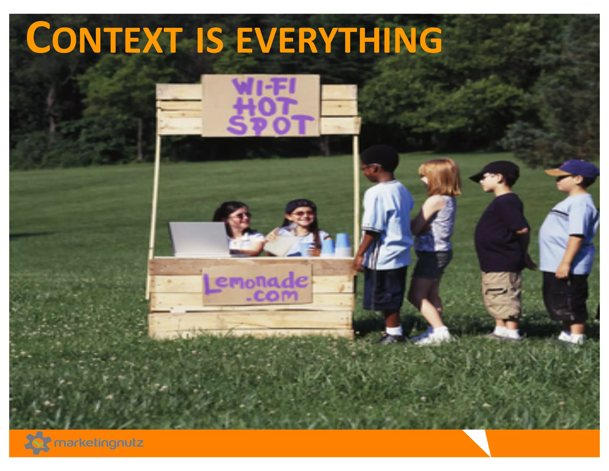 CONTEXT IS EVERYTHING
 