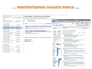 … monitorizamos nuestra marca ….
 