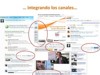 … integrando los canales…
 