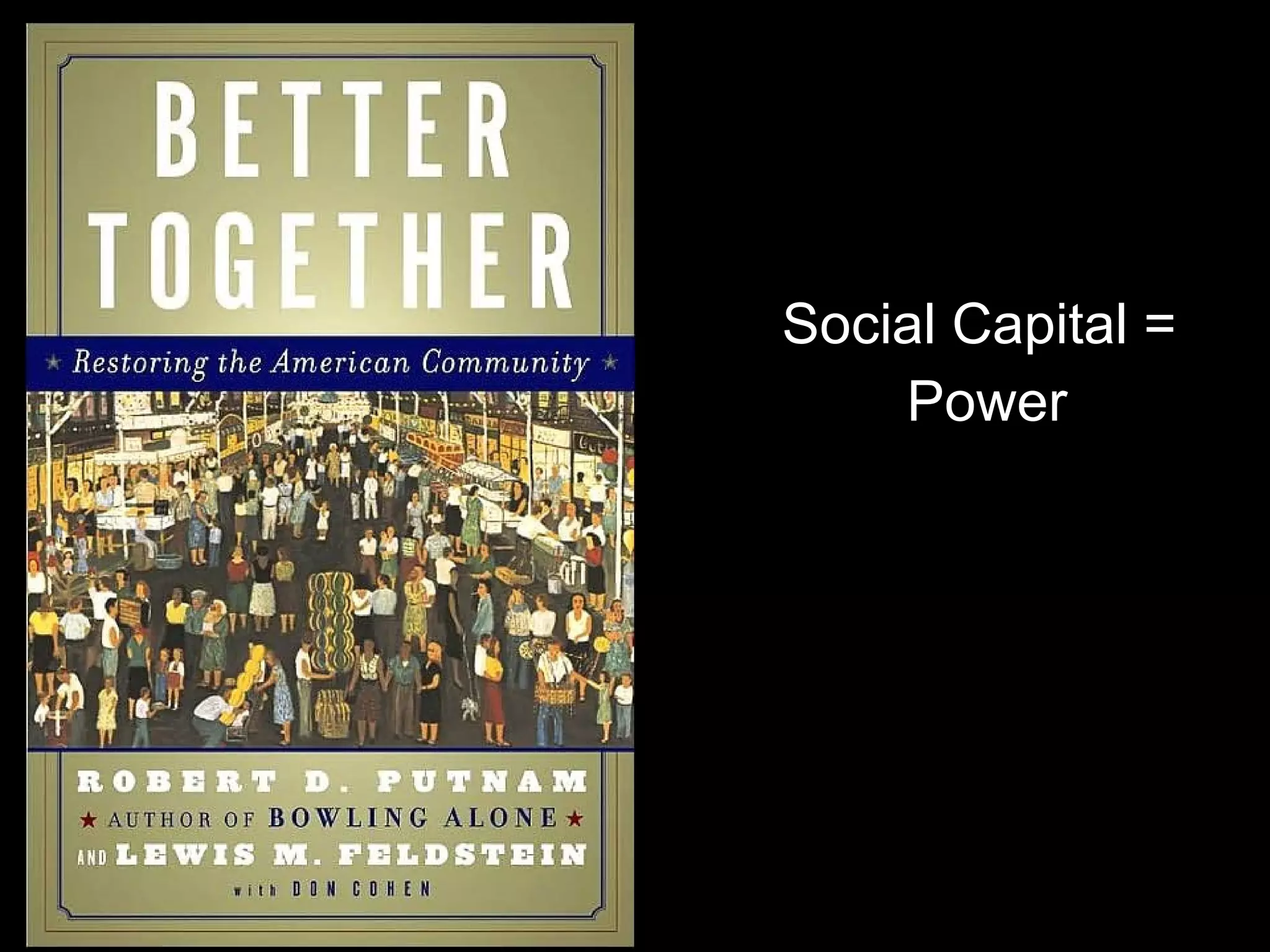 Social Capital =  Power 