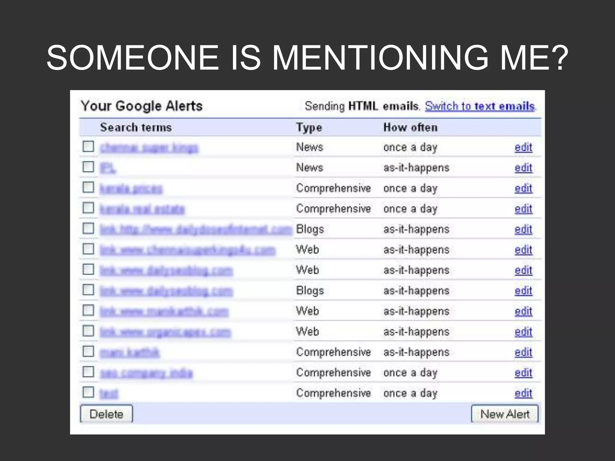 SOMEONE IS MENTIONING ME?
 