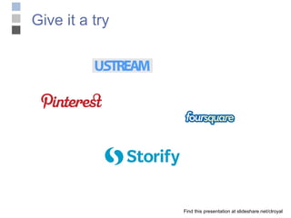 Social Media: Taking It to the Next Level | PPT