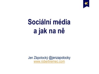 Školení Marketing na Facebooku a dalších sociálních sítích 1: Jak být vidět a prodávat - ukázka