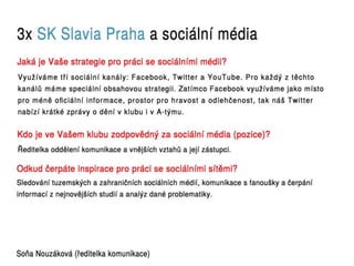 Sociální média v Gambrinus lize 2012