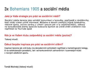 Sociální média v Gambrinus lize 2012