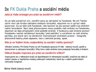 Sociální média v Gambrinus lize 2012