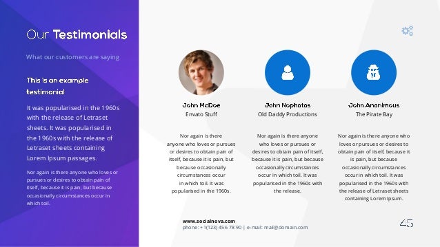 social nova powerpoint presentation template