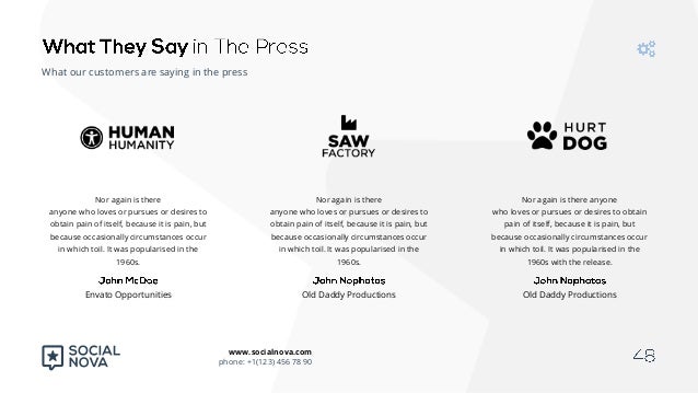 social nova powerpoint presentation template