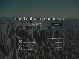 21
AndrewGrill.HSBC Richard.Branson.CEO
Tourism.SYDNEYSale.TARGET AnselAdams.CAMERA
TigerWoods.GOLF
join Kred Influencers
 