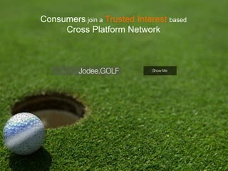 5
Consumers join a Trusted Interest based
Cross Platform Network
 