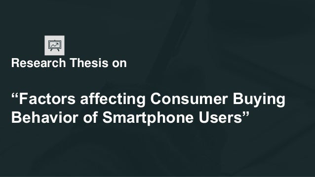 Thesis advertising on consumer buying behaviour