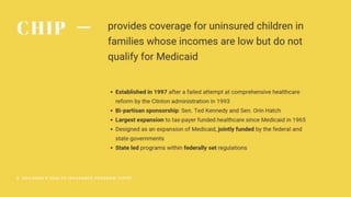 Children's Health Insurance Program | PPTX