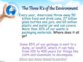The 3 R's of Nature. | PPTX