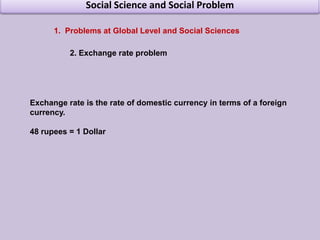 Social Science and Social Problem3. Poverty , Food shortage 