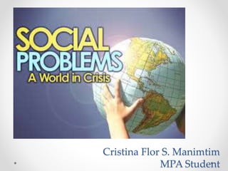 Cristina Flor S. Manimtim
MPA Student
 