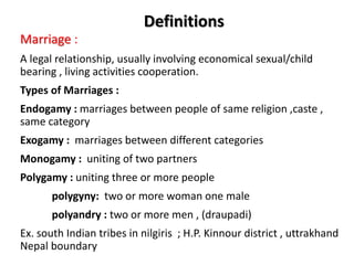 Endogamous Social problems in family | PPTX