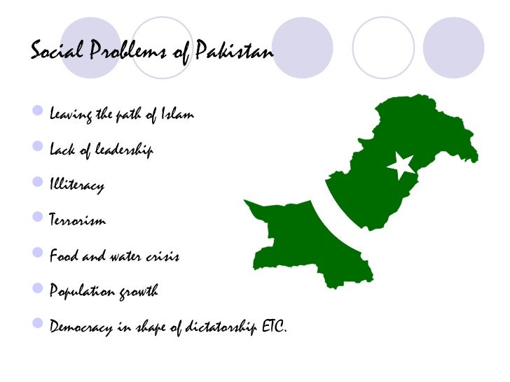 social problems of pakistan essay