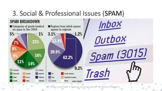 3. Social & Professional Issues (SPAM)
16PST 32220 - Current Topics In Computer Technology (Lecturer : Mr. Rohana K Amarakoon)
 