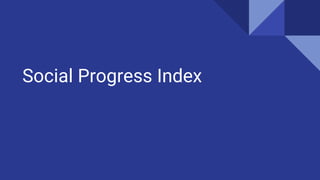 Social Progress Index
 