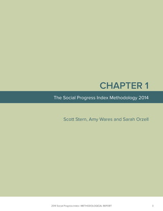Social Progress Index 2014 Methodological Report | PDF