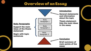 Overview of an Essay
 