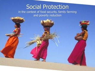 Social Protection 
in the context of food security, family farming 
and poverty reduction 
 