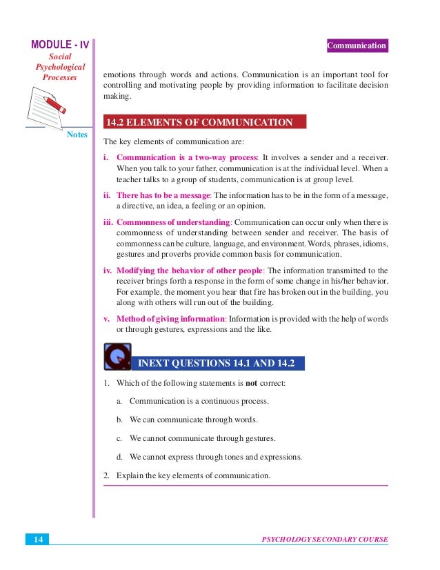 psychological processes