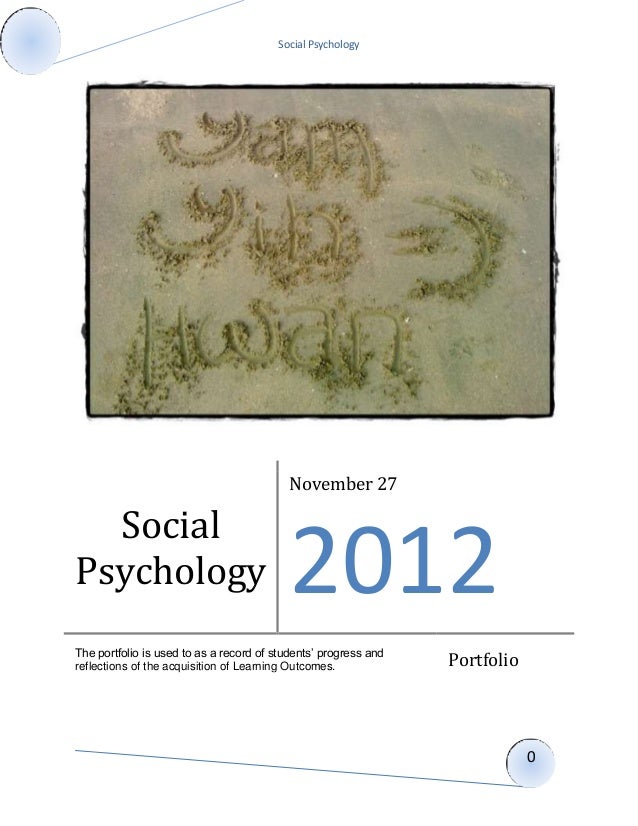 Psychology Portfolio Templates Social Psychology Portfolio Psychology Portfolio Templates Social Psychology Portfolio