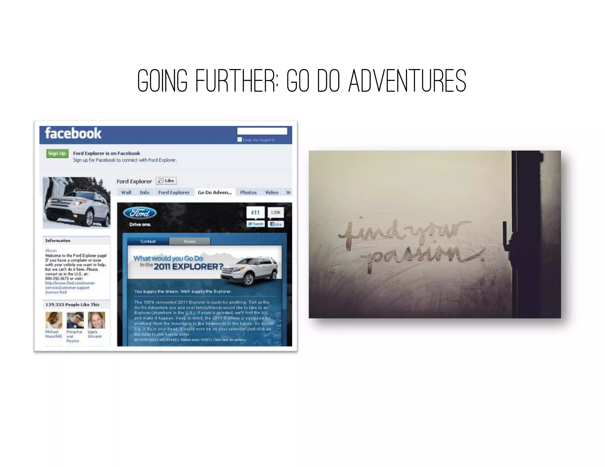 Going Further: go do adventures
 