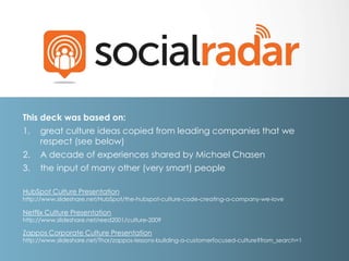 SocialRadar Company Culture