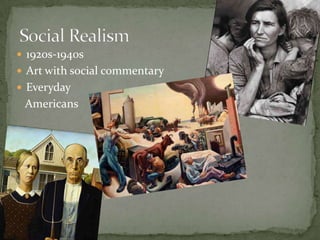 Social realism (american) final PPTX