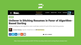https://www.careerxroads.com/2017/07/the-recruiting-robots-arent-coming-theyre-already-here/
 