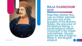 Social Reformers of India | PPTX