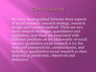 Social research | PPTX