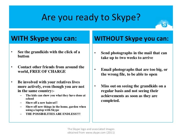 The benefits of Skype