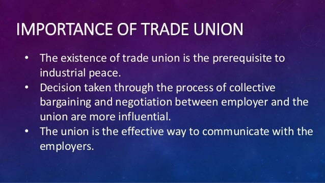 Social Responsibilities Of Trade Union