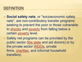 Social safety net | PPTX
