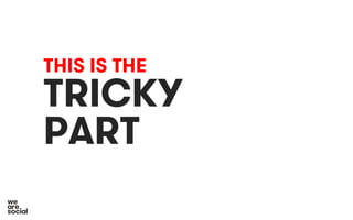 THIS IS THE 
TRICKY 
PART 
 