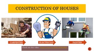 Check out this video - https://youtu.be/NMirrMMD9QA
CARPENTER ELECTRICIAN PAINTER
 