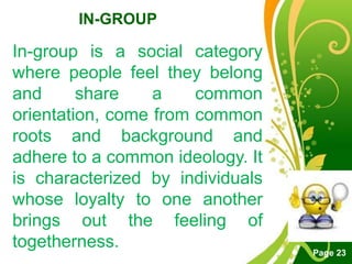 Social science 2 Social Groups | PPTX