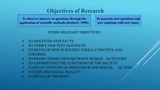 Understanding the Concept of Social science research | PPTX